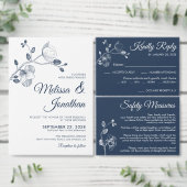 Elegant orchideeën romantisch modern bloemetjeshuw ronde sticker (Personaliseer de collectie van deze zelfstandige maker.)