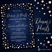 Invitation Denim et Perles