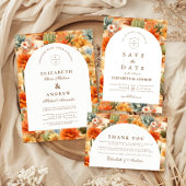 Invitation Desert Floral Arch Wedding