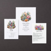 Invitation Desert Hues Floral Mariage (Personnalisez la collection de ce créateur indépendant.)