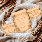 Invitation Mariage Western Désertique