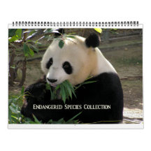 Collection d'espèces en péril Calendrier des 12 mo