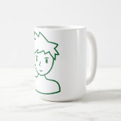 Collection d'icônes masculines Mug de café (Devant droit)