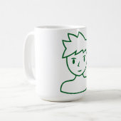 Collection d'icônes masculines Mug de café (Devant gauche)