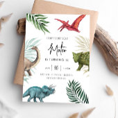 Assiettes En Carton Dinosaur Plaques papier fête d'anniversaire