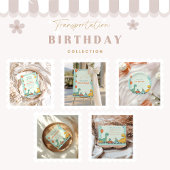 Serviette En Papier Dinosaur Race Car 2e anniversaire