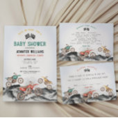 Banderoles Dirt Bike Large Baby Shower Welcome