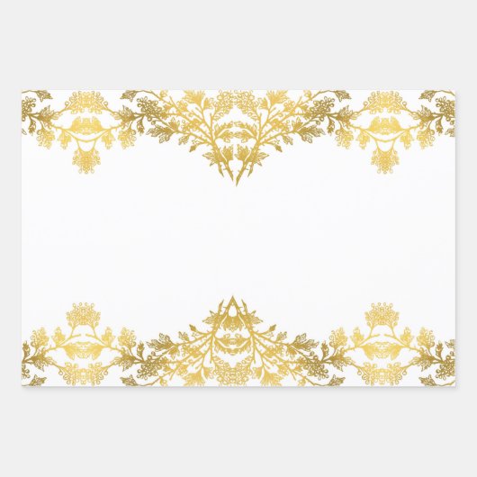 Collection d'or blanc rustique - Papier d'envelopp (Devant)