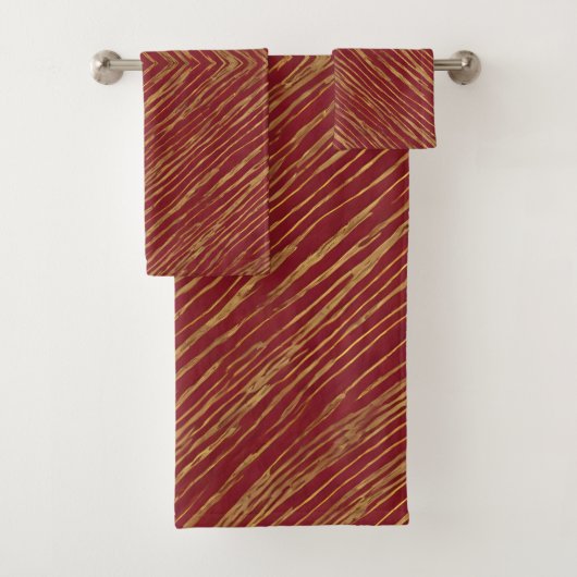 Collection d'or de luxe moderne bordeaux (En situation)