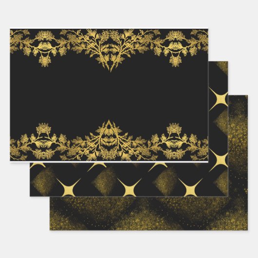 Collection d'or noir rustique - Papier d'enveloppe (Lot)