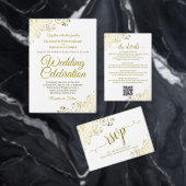 Poster 10 Mariage de table Plafonds blanc et or (Personnalisez la collection de ce créateur indépendant. )