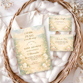 Invitation Dreamy Ocean Pearl Nursery Baby Shower