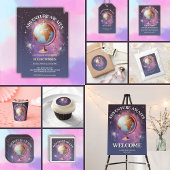 Dromerige Waterverf Adventure wacht op Baby shower Papieren Bekers