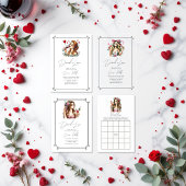 Invitation Bachelorette en amour Week-end Itinéraire