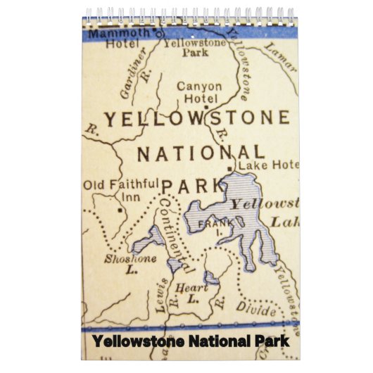 Collection du parc national Yellowstone Calendrier (Protection)