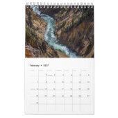 Collection du parc national Yellowstone Calendrier (Feb 2027)