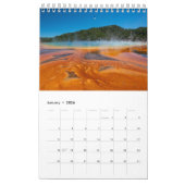 Collection du parc national Yellowstone Calendrier (Jan 2026)