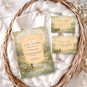 Invitation Duckling Pond Baby Shower