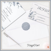 Numéro De Table Aquarelle bleu Dusty