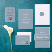 Étiquette d'adresse de retour de mariage minimalis (Personnalisez la collection de ce créateur indépendant. )