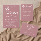 Sachets En Papier Dusty Rose Simple Coeur Mariage de couronne (Personnalisez la collection de ce créateur indépendant. )