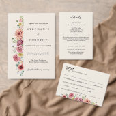 Dusty Rose personnalisé Faire-part de mariage Mauv (Personnalisez la collection de ce créateur indépendant. )