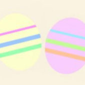 Papier Mousseline Pastel Stripes