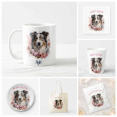 Étiquette Oeufs pasteurs australiens et fleurs -