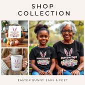 Happy Easter Bunny Ears & Feet Bedankjes Labels