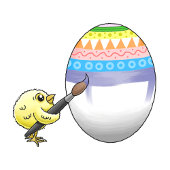 Chemin De Table Court Wonderful Easter chicks paint a Easter egg