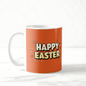 Mug Happy Easter Modern Terracotta Typographic Quote