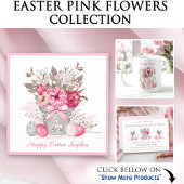 Happy Easter Friend Roze Kaart