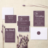 Invitation En Aluminium Générer un mariage de style simple Enregistrer la (Personnalisez la collection de ce créateur indépendant.)