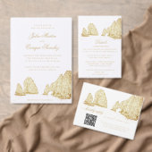 Invitation En Aluminium El Arco Cabo San Lucas Arch Weddining (Personnalisez la collection de ce créateur indépendant. )