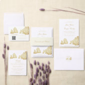 Cartons Réponse El Arco Cabo San Lucas Kindly Reply QR Code (Personnalisez la collection de ce créateur indépendant.)