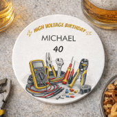 Invitation Still Shocking at 40 Electrician Birthday Party