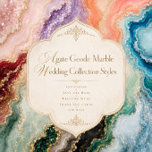 Invitation Mariage en marbre Ruby Burgundy Agate Luxe