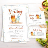 Poster Un bébé est en train de brasser le jeu de Baby sho