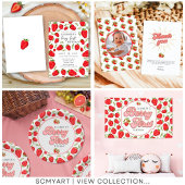 Bannière À Fanions Berry Rouge Or Premier Joyeux Anniversaire