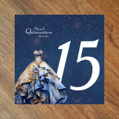 Serviette En Papier Robe élégante de Quinceanera