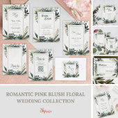 Cartons Réponse Botanical Sage Green QR Code Greenery Wedding