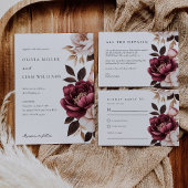 Numéro De Table Mariage Élégant Bourgogne Or