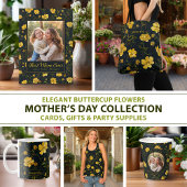 Mug Élégante Fleur Beurre Jaune