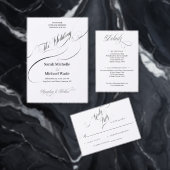 Menu de calligraphie élégant (Personnalisez la collection de ce créateur indépendant. )