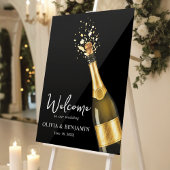 Invitation Elegant Champagne Save the Date Wedding