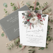 Serviette En Papier Noël hiver Floral Bible Mariage chrétien (Personnalisez la collection de ce créateur indépendant. Test)