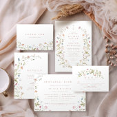 Liefde is lief Elegant Wildflower Rustic Boho Bedankzakje
