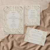 Sachets En Papier Ivory Baroque Elegant Classic Wedding (Personnalisez la collection de ce créateur indépendant. )