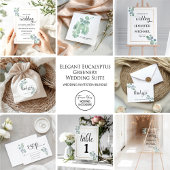 Elégant Faire-part de mariage Eucalyptus Peint À L