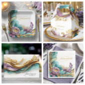 Signe De Table Élégante Fiesta Quinceanera Welcome ID1029